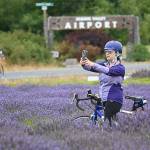 Sequim Gazette file photo by Michael Dashiell/ The Tour de Lavender returns on Aug. 1 to six Sequim area farms, including B&B Family Lavender Farm, pictured in 2021 with Janine Ledesma.