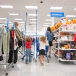 Sequim Gazette photos by Monica Berkseth 
Children push shopping carts at the Ross department store in Sequim during the Saturday, Aug. 1, Shoes with Souls back-to-school shopping event spearheaded by H.U.M.A.N., a Sequim-based nonprofit.
