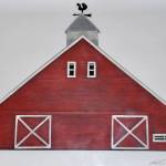 Sequim Gazette photo by Matthew Nash/ The Big Red Barn Farm is one of about 15 scenes Michael Clark has created.