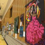 Sequim Gazette photo by Matthew Nash/ Gladis Marrs Flamenco Dancer was one of dozens of Peninsula Art Quilters challenge quilts at the Sunbonnet Sue Quilt Clubs show. She took on the movement challenge, and joined the group in 2017 after living in Italy for many years. It means friendship, community and inspiration, she said of being in the club.