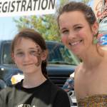 Sequim Gazette photo by Monica Berkseth/ Paisley Fultz, 11, of Port Angeles, had her face painted by Danica Duncan during Sequim Prairie Nights.